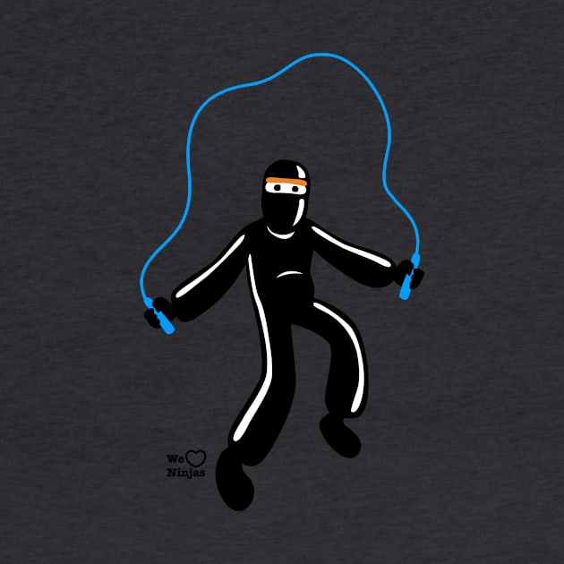 Ninja skipping with skipping rope! by weheartninjas